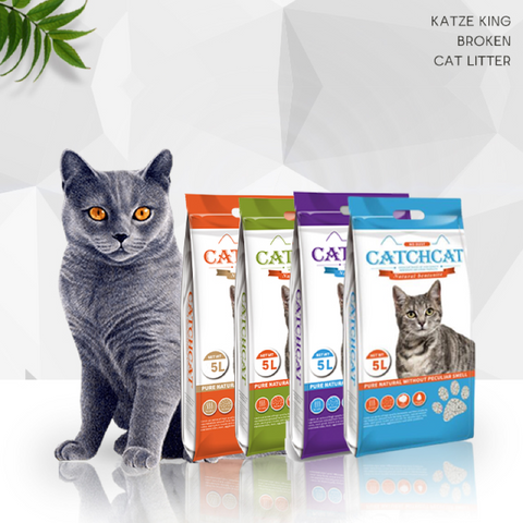 CATCH CAT PREMIUM BALL SHAPE CAT LITTER 5L