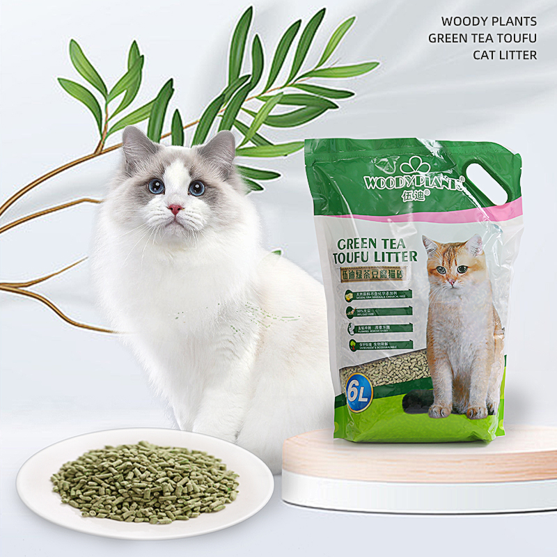 WOODY PLANT SOYA BEAN CAT LITTER 1.8MM FLUSHABLE CAT LITTER