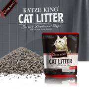 KATZE KING BENTONITE CAT LITTER 1-3.5MM BALL SHAPE HARD CLUMPING WITH SCENT