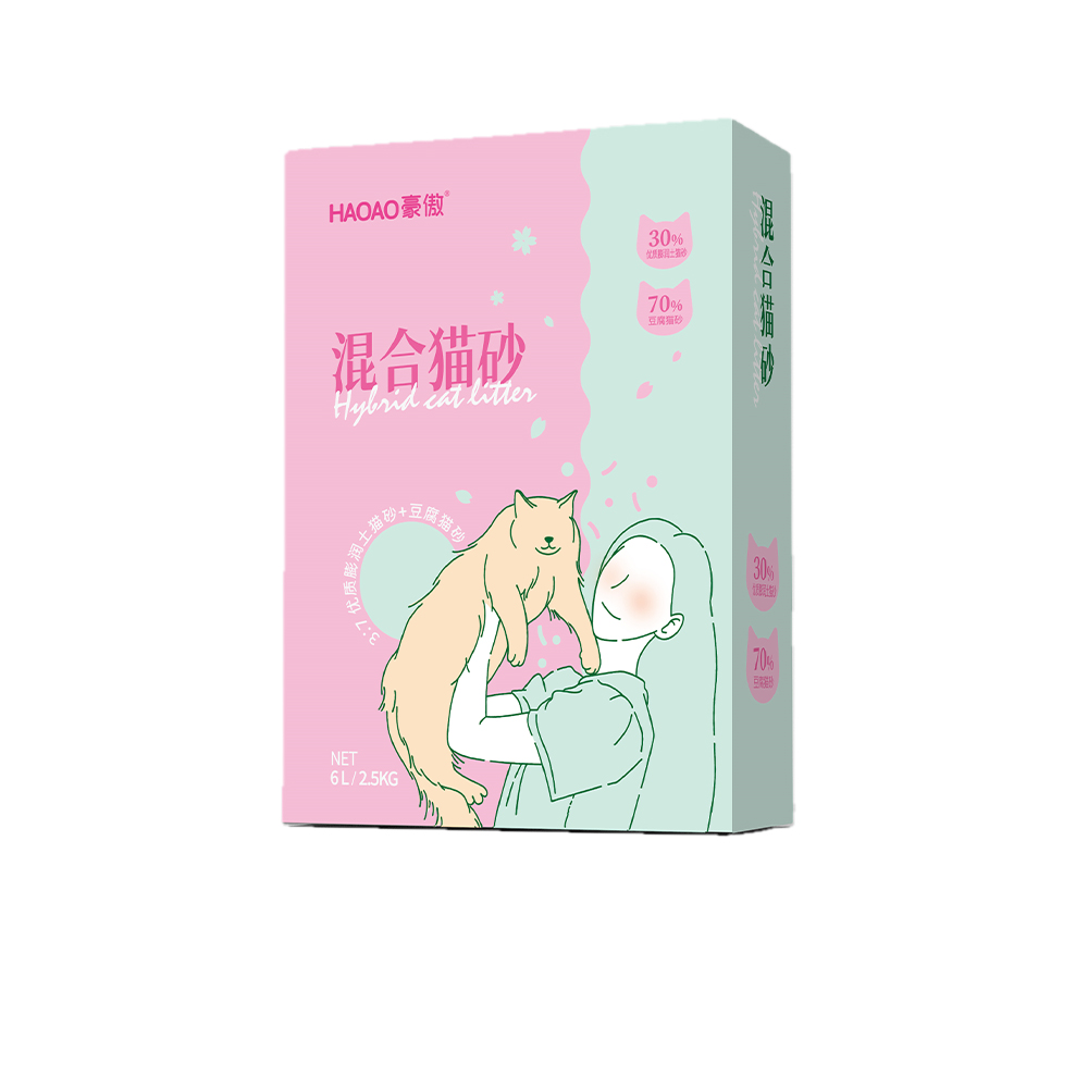 HAOAO MIXED CAT LITTER 2mm