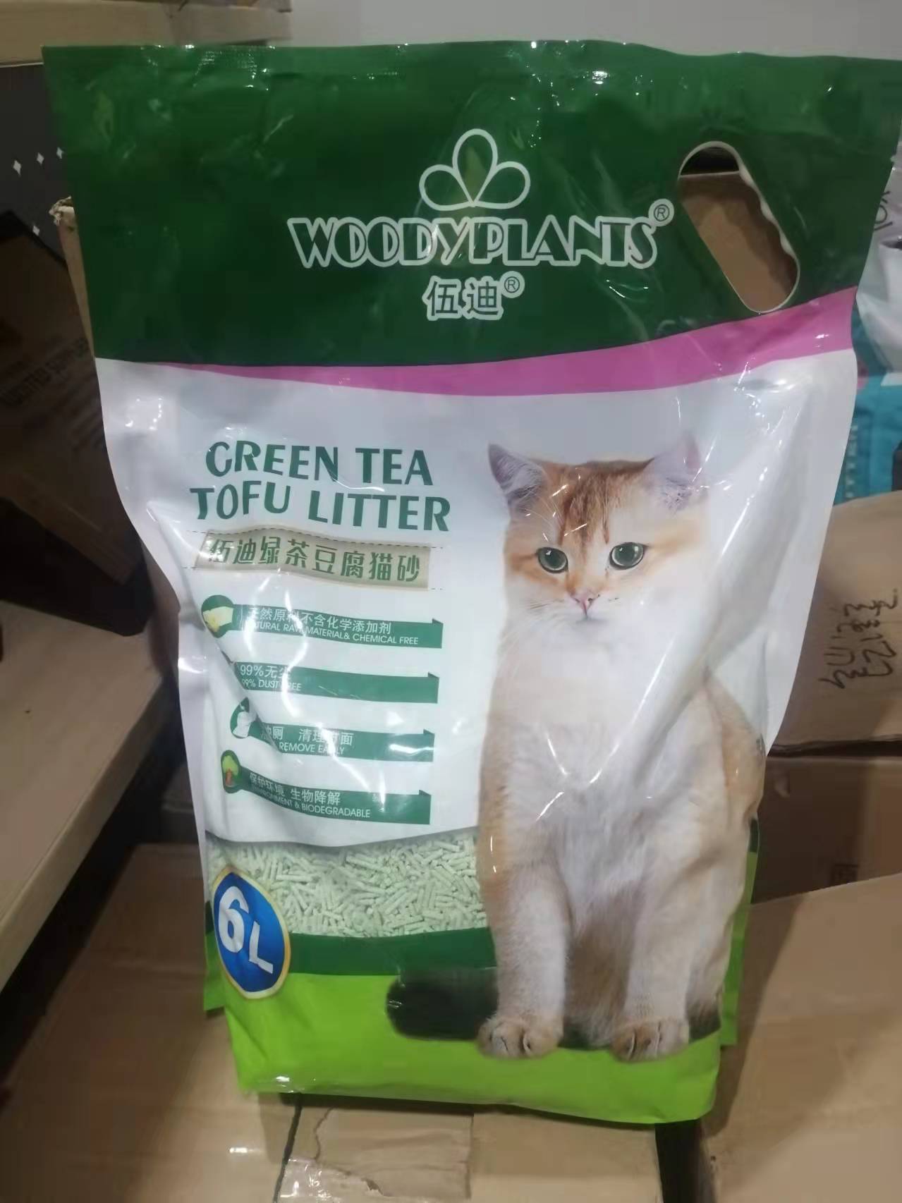 WOODY PLANTS TOFU LITTER 