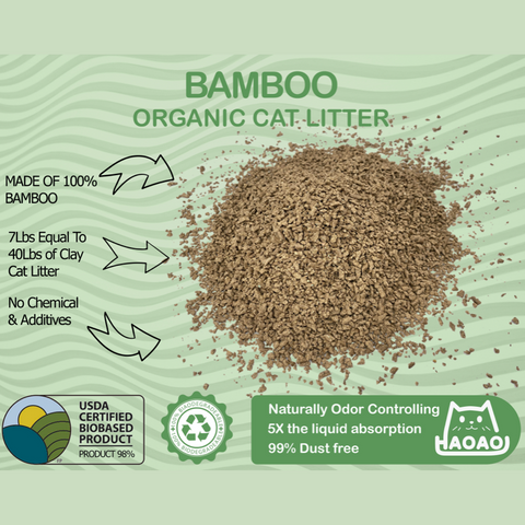 WOODY PLANT ORGANIC BAMBOO CAT LITTER