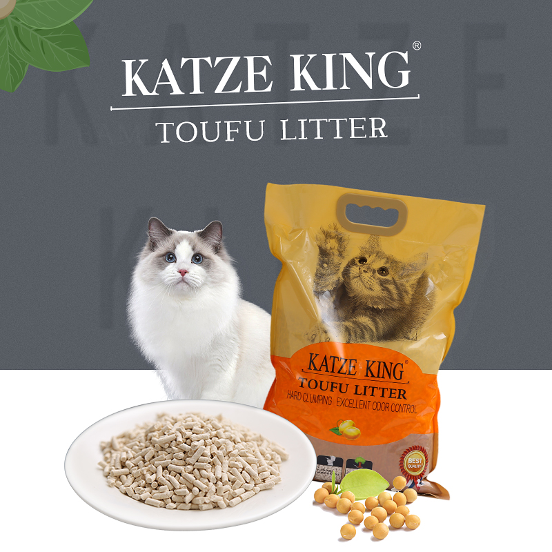 KATZE KING TOFU CAT LITTER 2MM DUST FREE LIGHT WEIGHT CAT LITTER