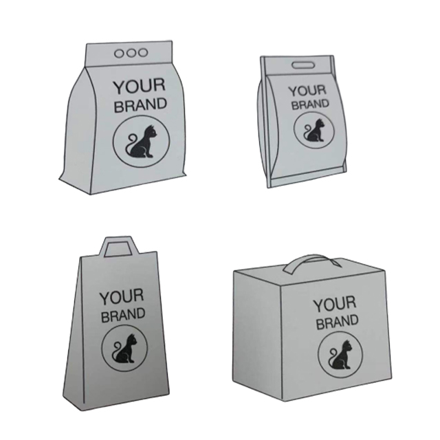 ECONOMICAL BENTONITE BALL SHAPE CLUMPING CAT LITTER 1-3.5MM