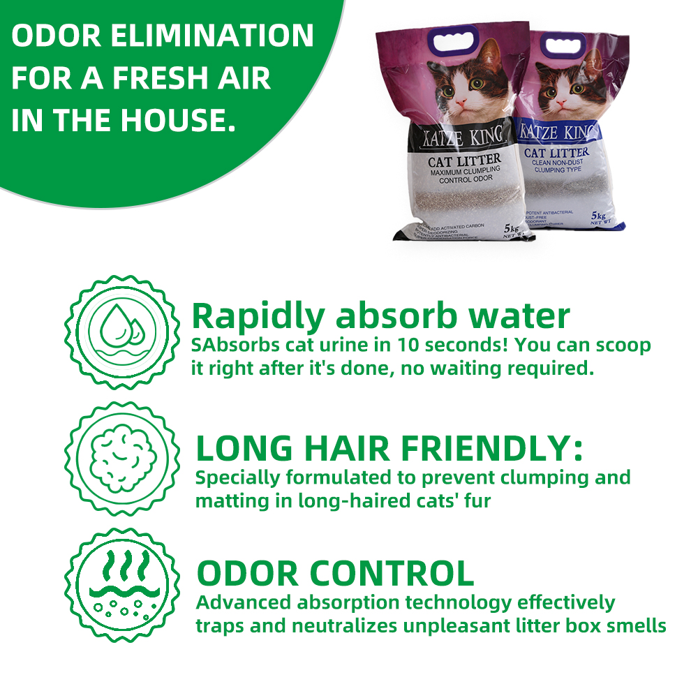 KATZE KING BALL SHAPE 5KG DUST FREE CAT LITTER